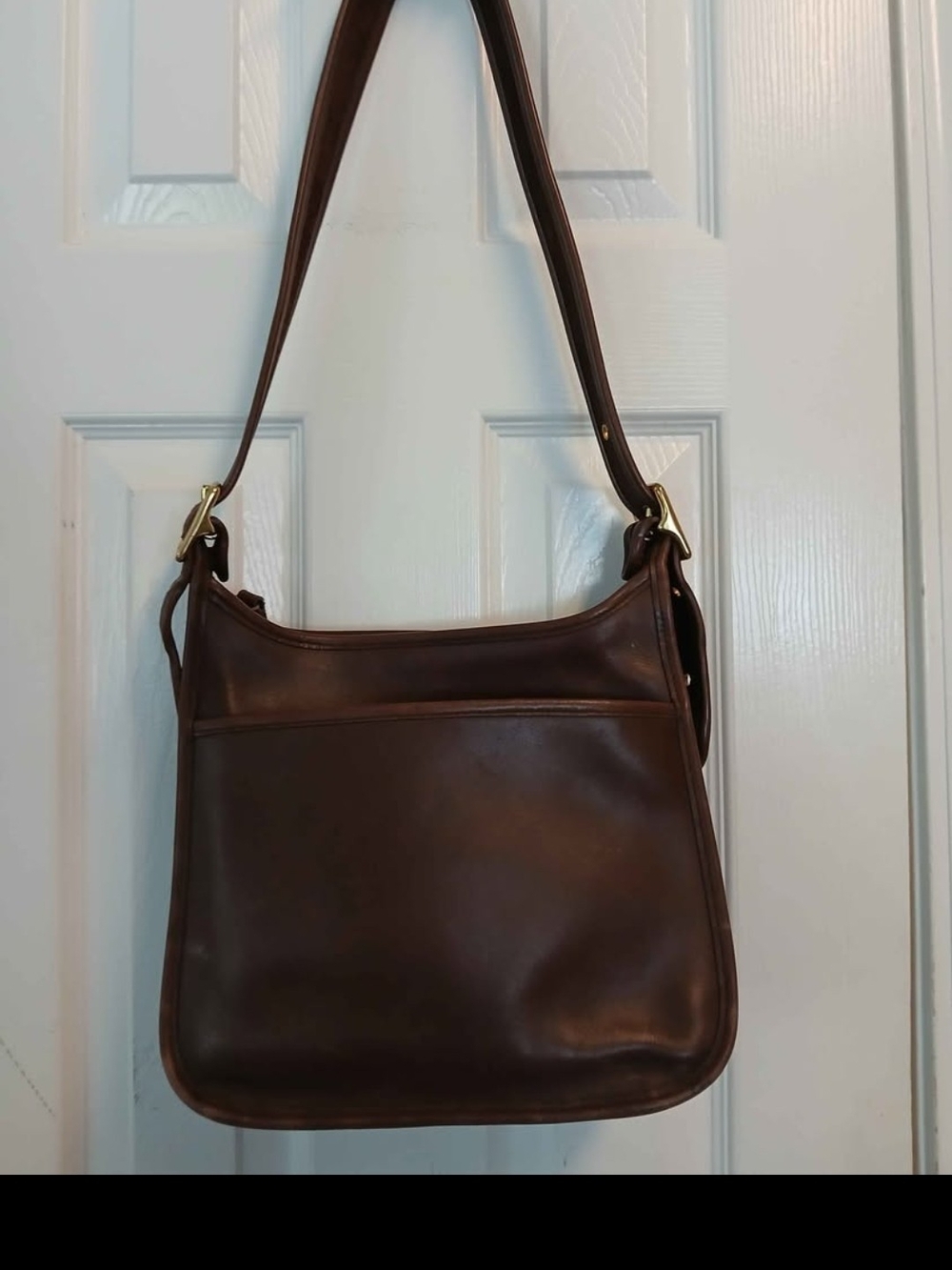 Coach VINTAGE  Brown Leather Shoulder Bag 9966 - Picture 2 of 11